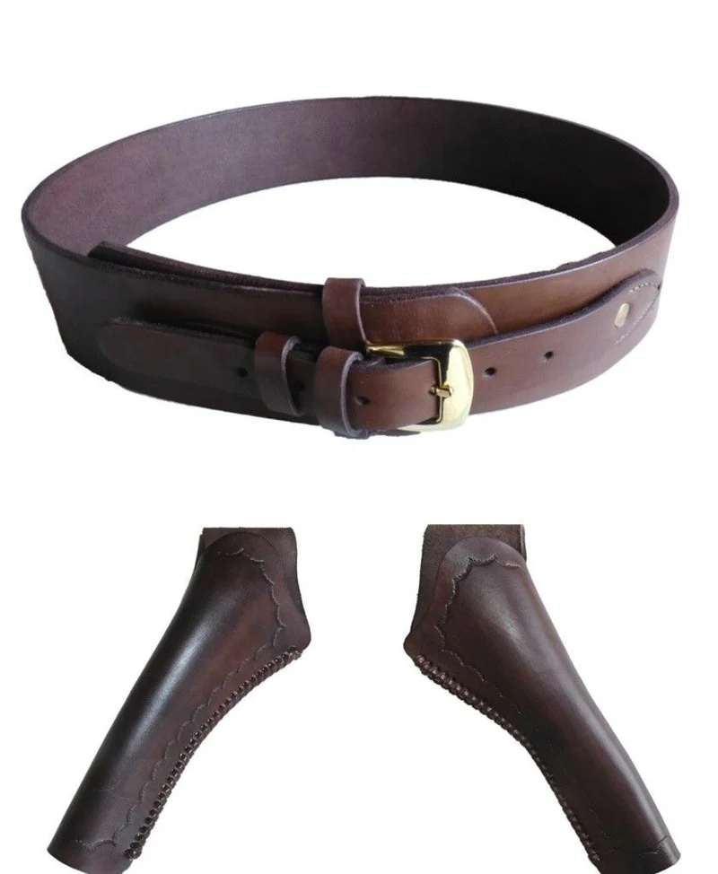 Holstergürtel Holstertaschen Westernholster Oldstyle Westernwaffen Colot braun