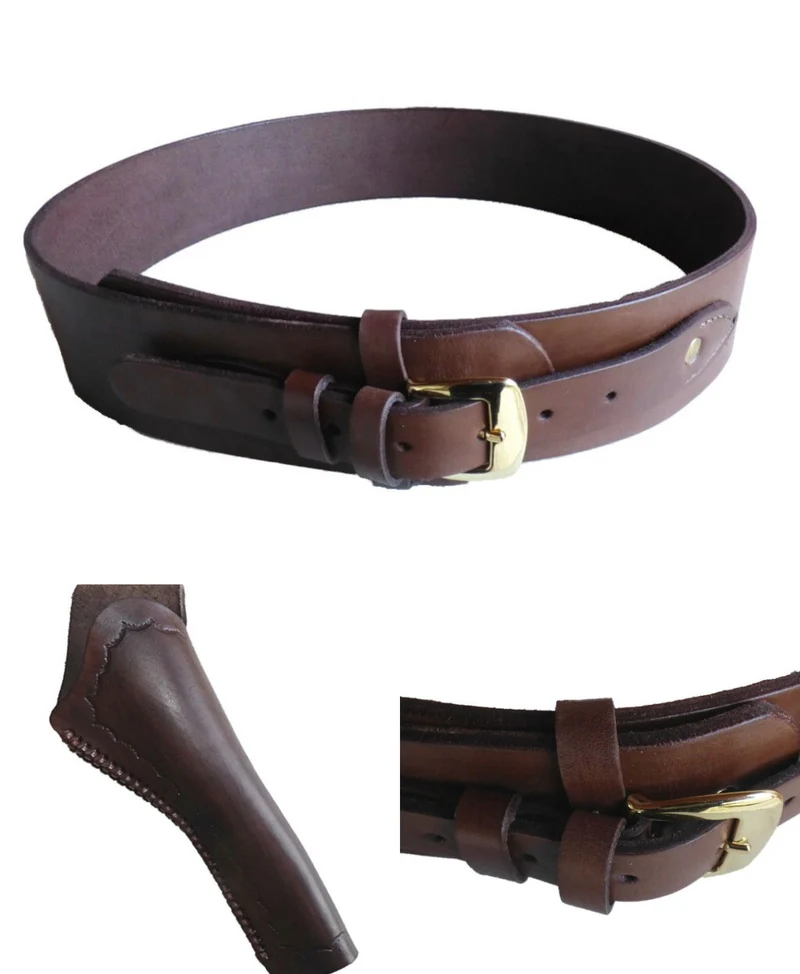 Holstergürtel Holstertaschen Westernholster Oldstyle Westernwaffen Colot braun