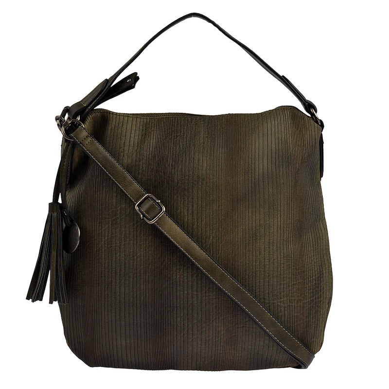 SURI FREY Beuteltasche Audrey Linecut in Grün