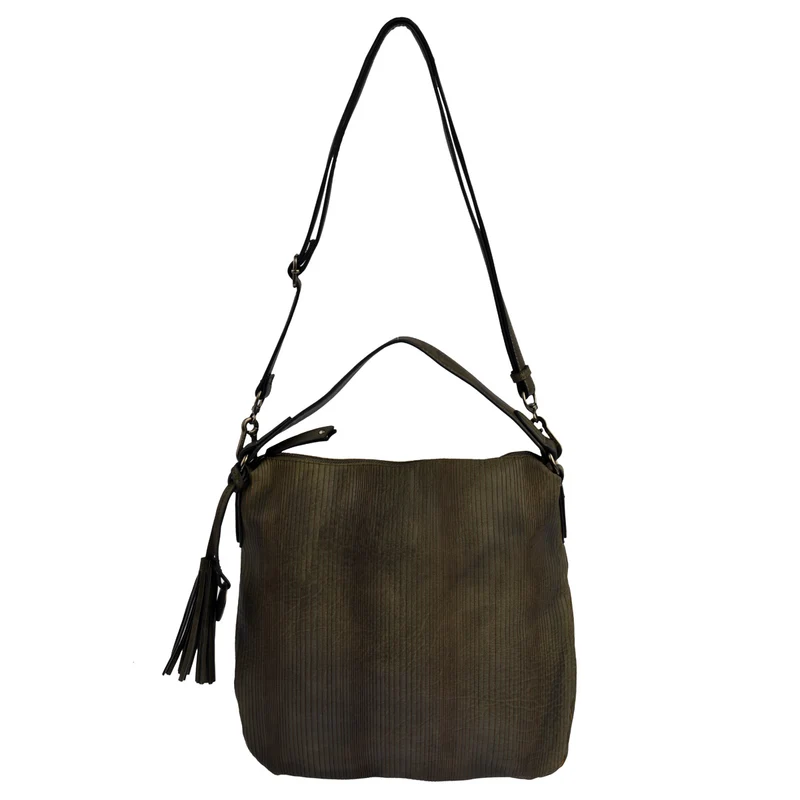 SURI FREY Beuteltasche Audrey Linecut in Grün
