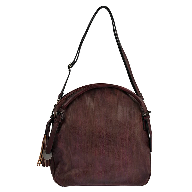 SURI FREY Handtasche Audrey Linecut in Bordeaux