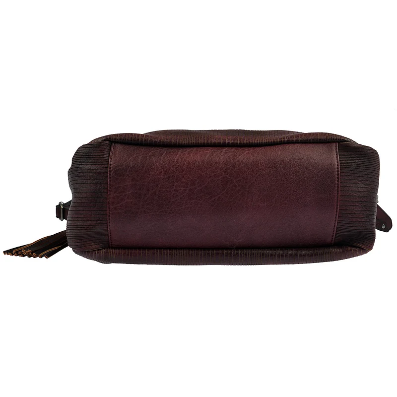 SURI FREY Handtasche Audrey Linecut in Bordeaux