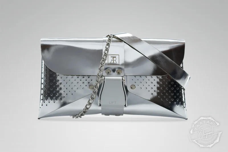 HANDTASCHE MIRROR SILVER/SILBER