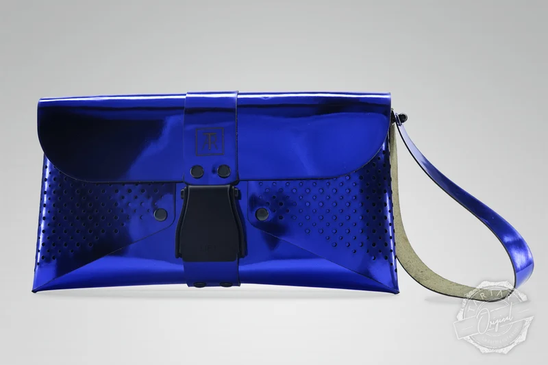 HANDTASCHE MIRROR ROYALBLUE/SCHWARZ