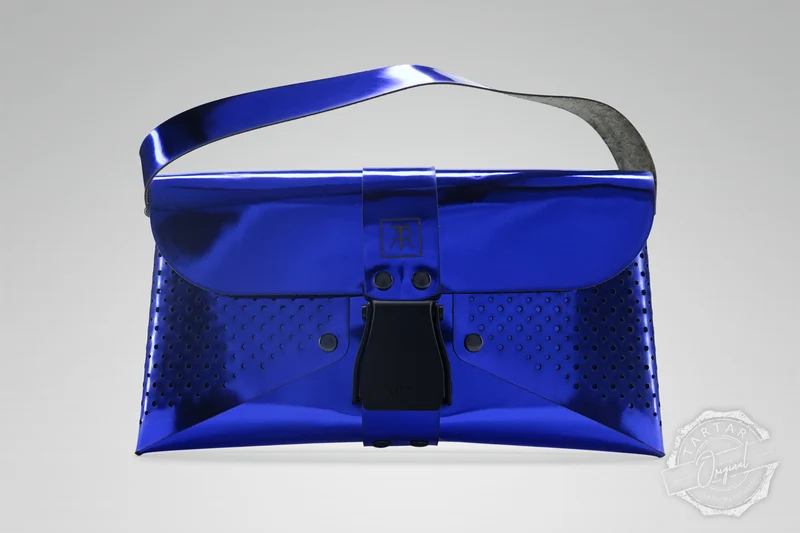 HANDTASCHE MIRROR ROYALBLUE/SCHWARZ