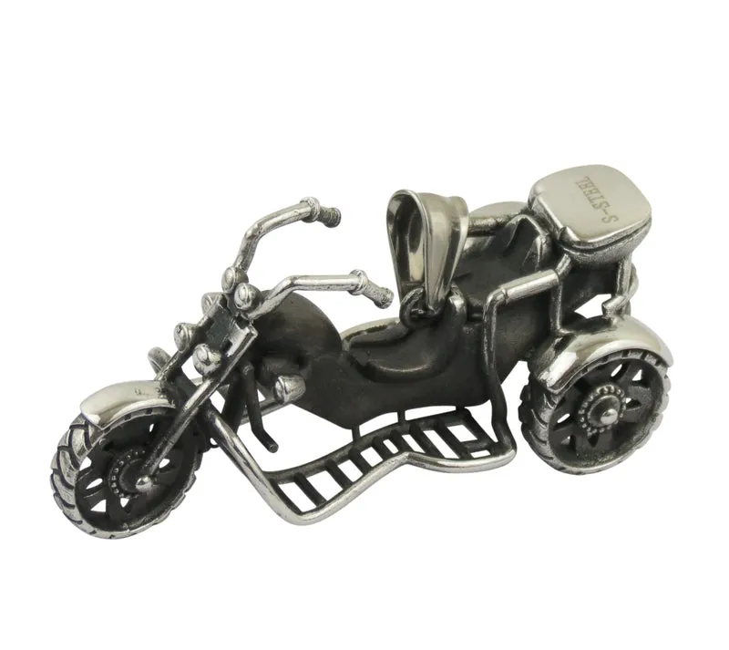 Anhänger Kettenanhänger aus Edelstahl 316 großes Trike