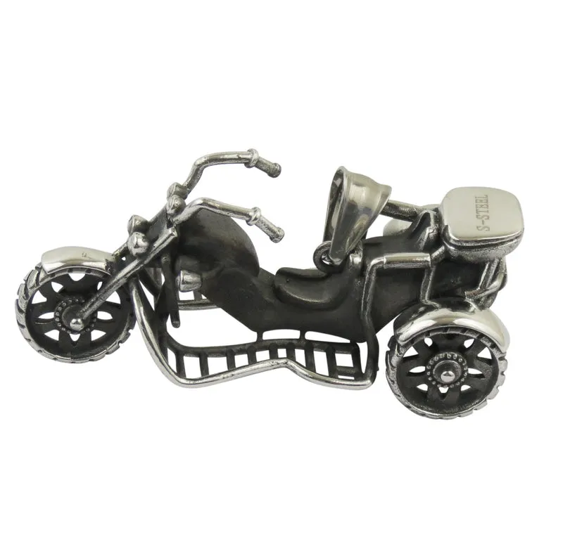 Anhänger Kettenanhänger aus Edelstahl 316 großes Trike