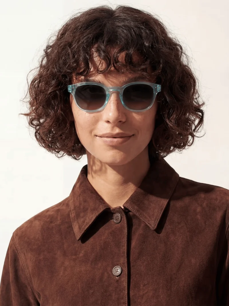 Sonnenbrille #C Turquoise Stone Polarisiert