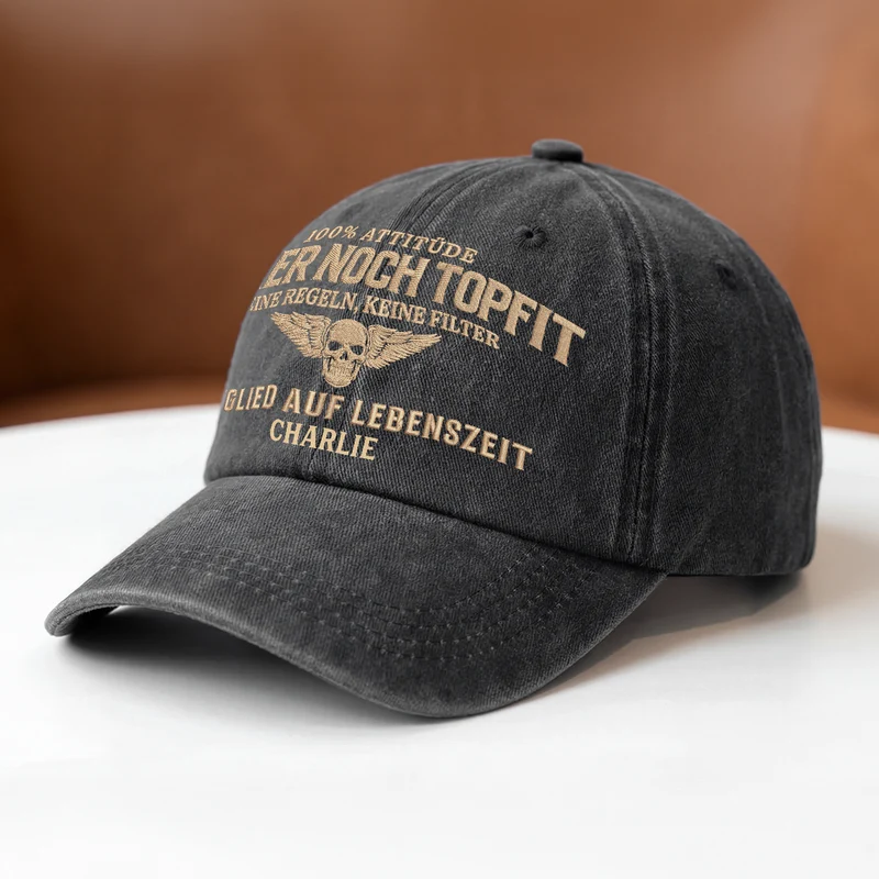 Immer Noch Topfit - Personalisiertes Geschenk | Washed Cap Lustig Männer