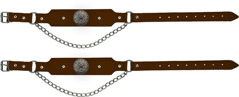 Western Stiefelbänder Boot Straps Lone Star The State of Texas schwarz o. braun