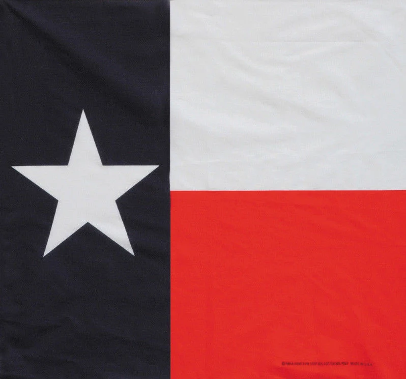 Bandana - Original Made in USA, Biker, Motorrad, Country Line Dance Flagge Texas