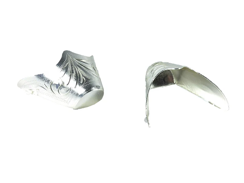 Stiefelspitzen Stiefelschmuck für Cowboystiefel Westernstiefel silber graviert