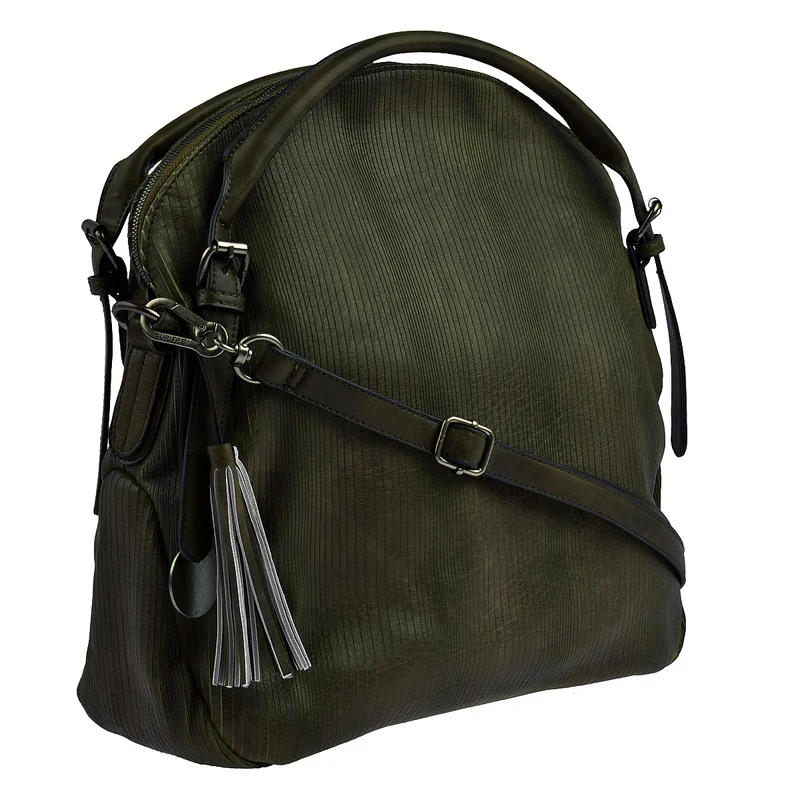 SURI FREY Handtasche Audrey Linecut in Grün