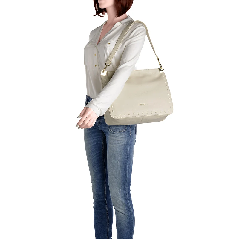 LIU JO Beuteltasche Belvis in Offwhite