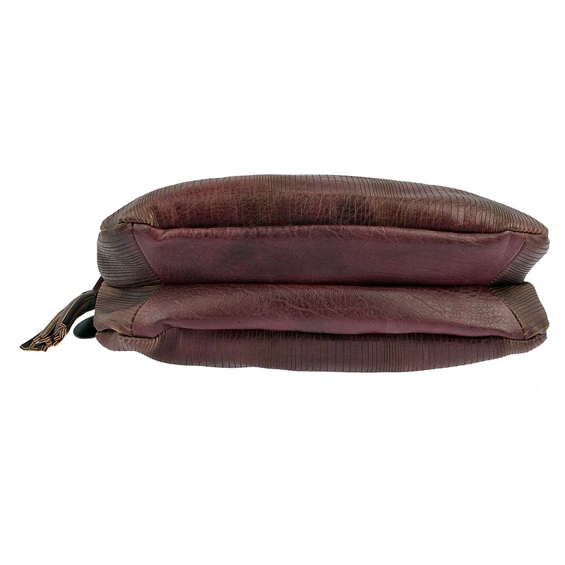 SURI FREY Beuteltasche Audrey Linecut in Bordeaux