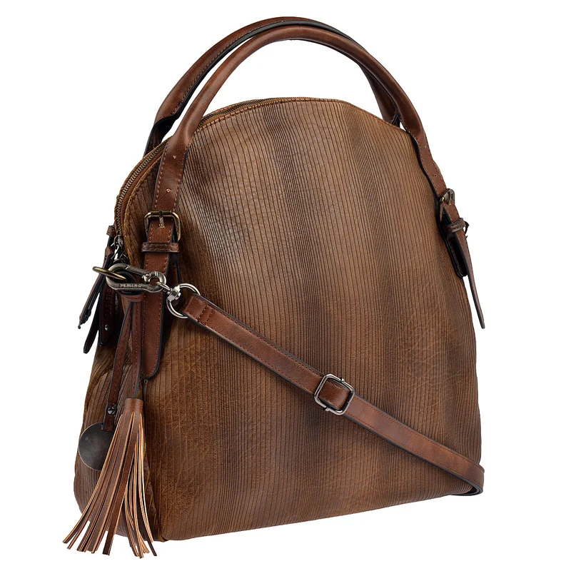 SURI FREY Handtasche Audrey Linecut in Braun