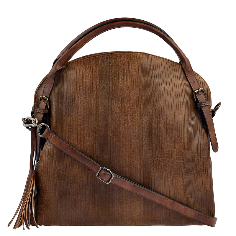 SURI FREY Handtasche Audrey Linecut in Braun