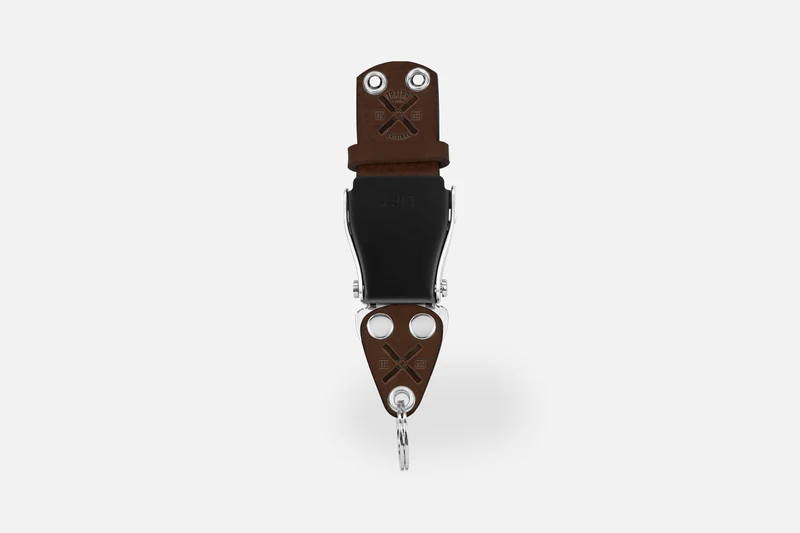 SCHLÜSSELHALTER (WAND) - DARKBROWN/SCHWARZSILBER