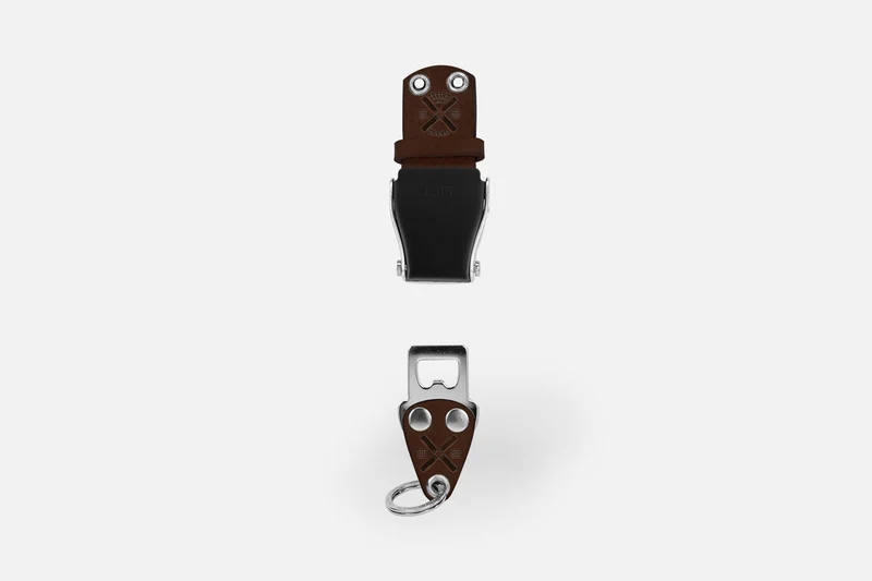 SCHLÜSSELHALTER (WAND) - DARKBROWN/SCHWARZSILBER