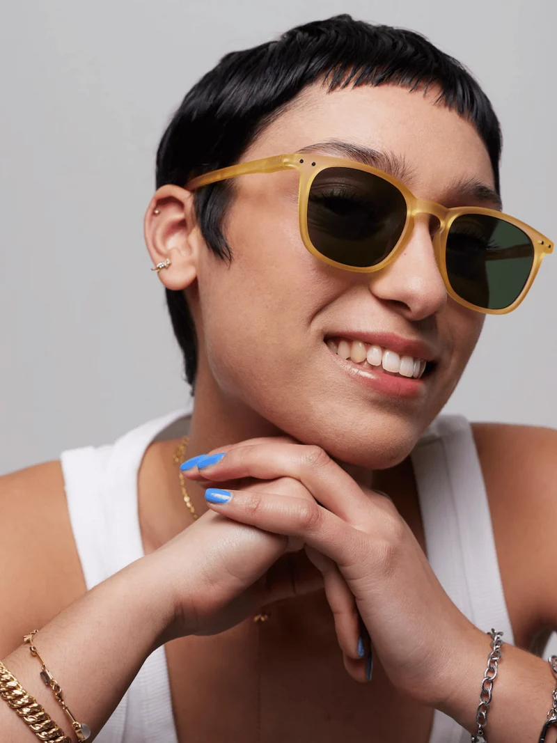 Sonnenbrille #E Yellow Honey