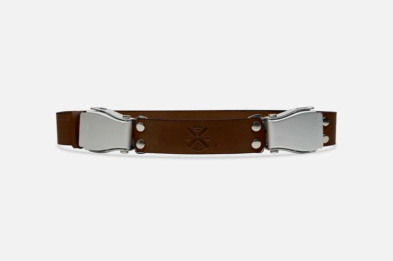 2-SCHNALLENGÜRTEL STANDARD CLASSIC/SILBER