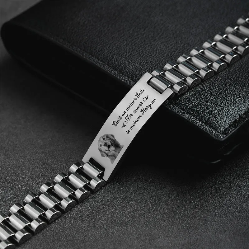 Ich Bin Immer Bei Dir - Personalisierte Trauergeschenke | Armband Mit Foto