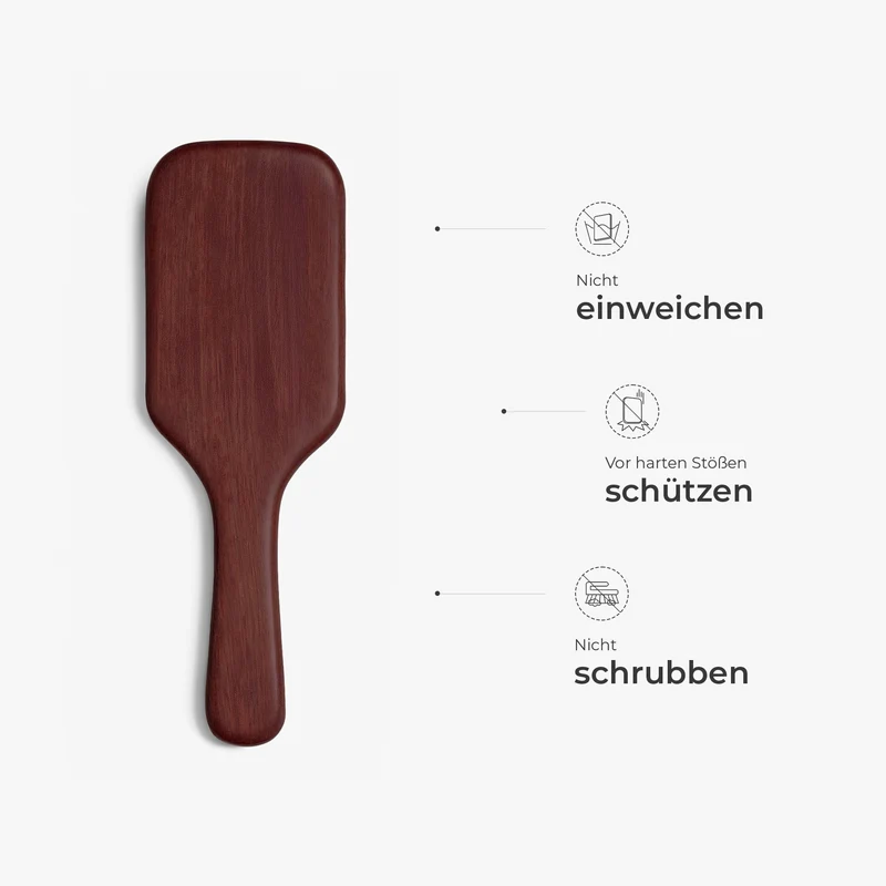 Ich Wünschte Du Würdest Nebenan Wohnen - Personalisierte Geschenke Beste Freundin | Sandelholz Haarbürste Mit Gravur