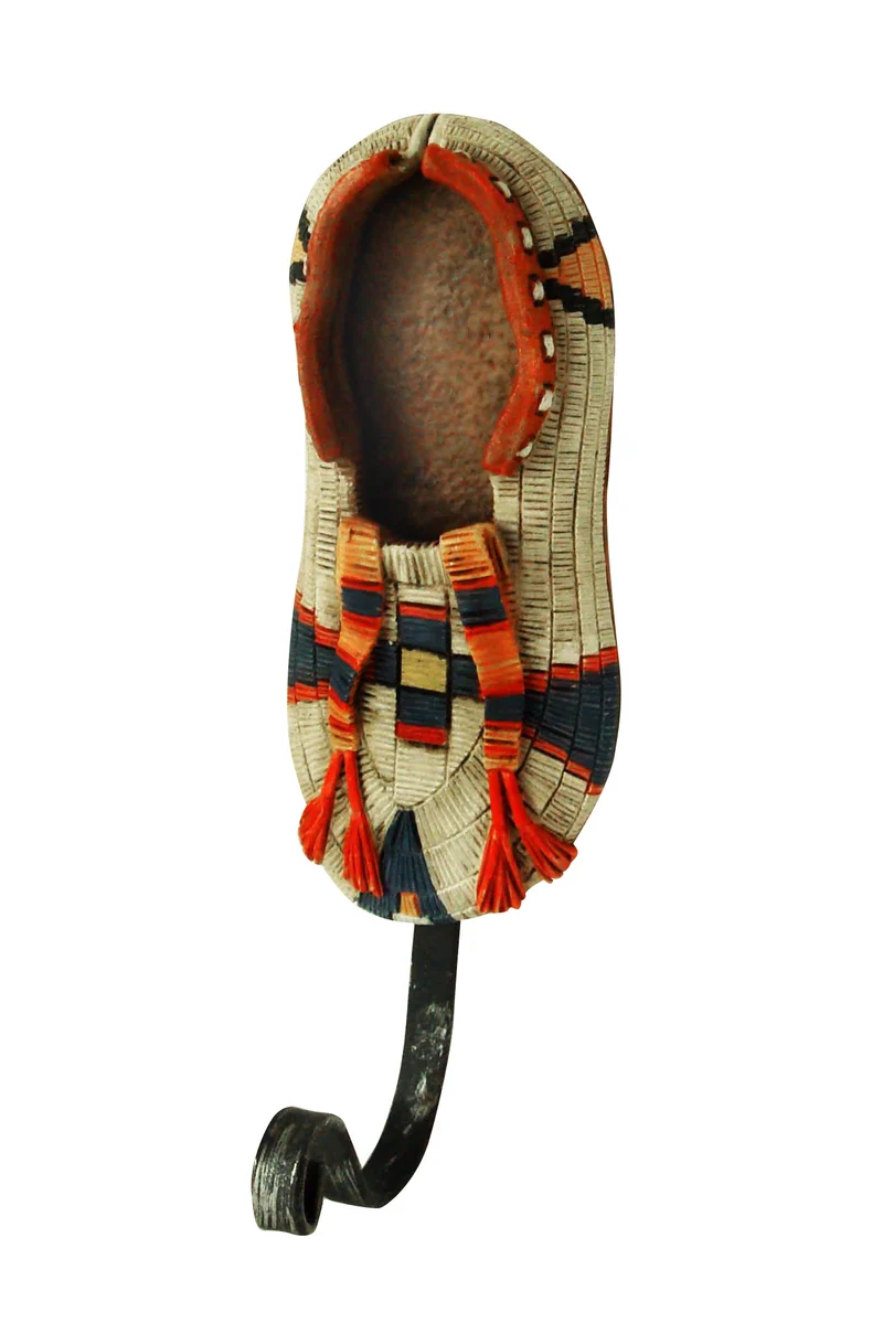 Kleiderhaken Moccasin Wandhaken Garderobenhaken Garderobe Western Indianer
