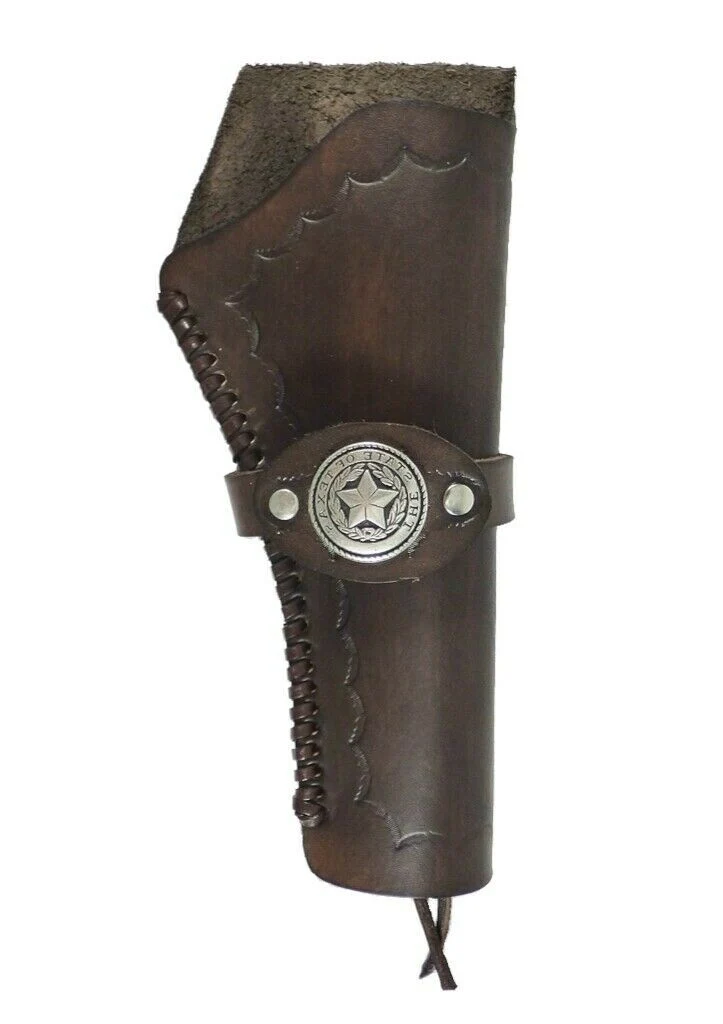 Westernholster Holstertasche echt Leder Handarbeit braun Colt Texas Lonestar