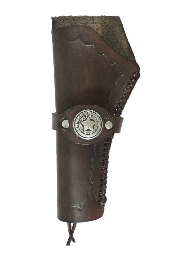 Westernholster Holstertasche echt Leder Handarbeit braun Colt Texas Lonestar