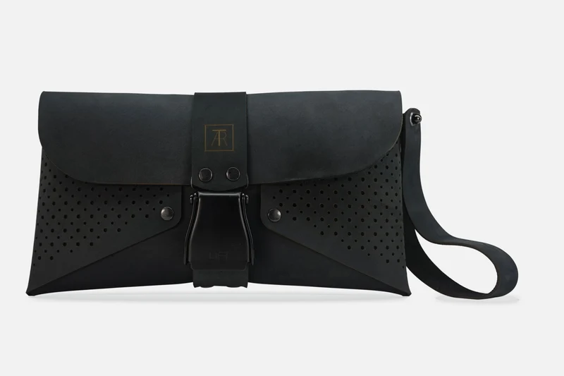HANDTASCHE NUBUK BLACK/SCHWARZ