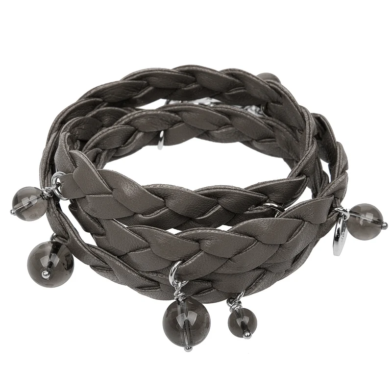 Nicola Hinrichsen Armband Smoky in Taupe
