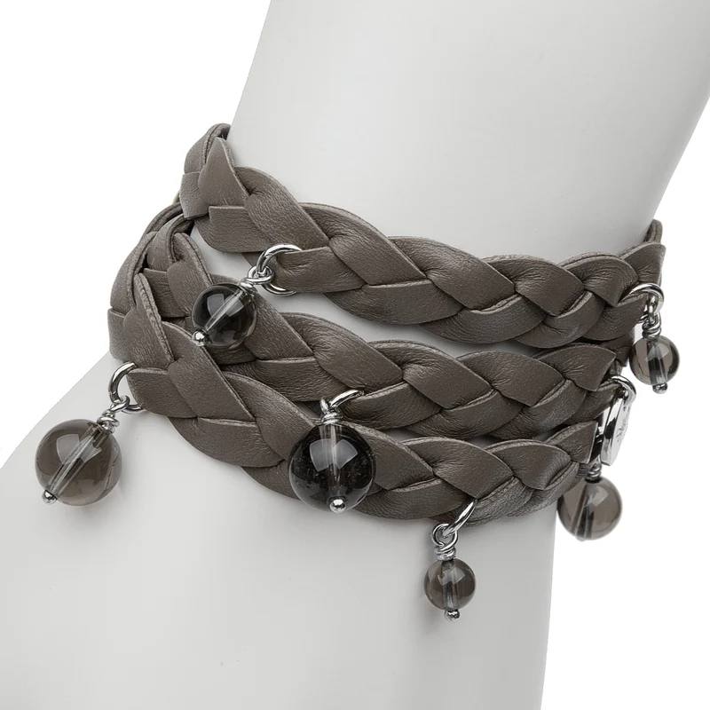 Nicola Hinrichsen Armband Smoky in Taupe