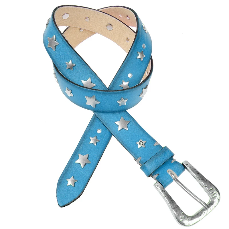 Gürtel mt Nieten in Sternform von B,Belt
