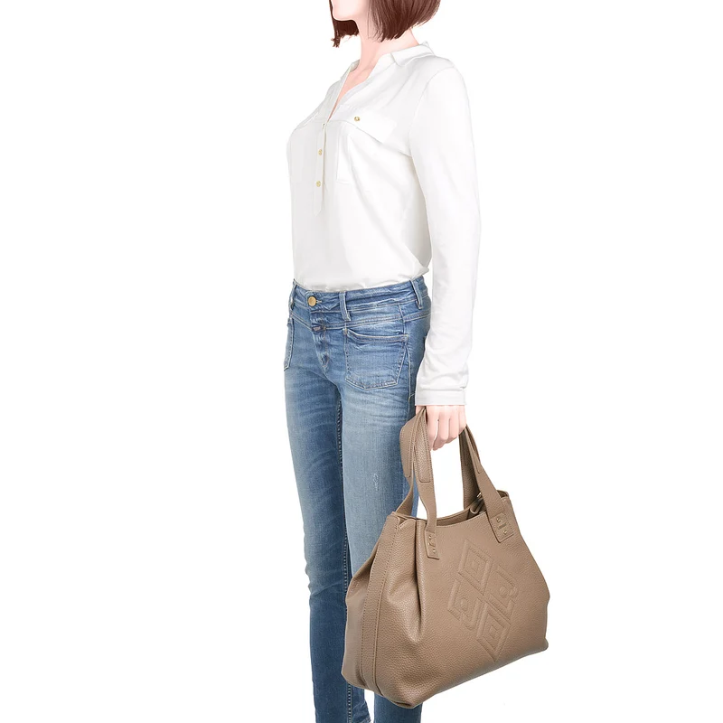LIU JO Beuteltasche Dorado in Taupe
