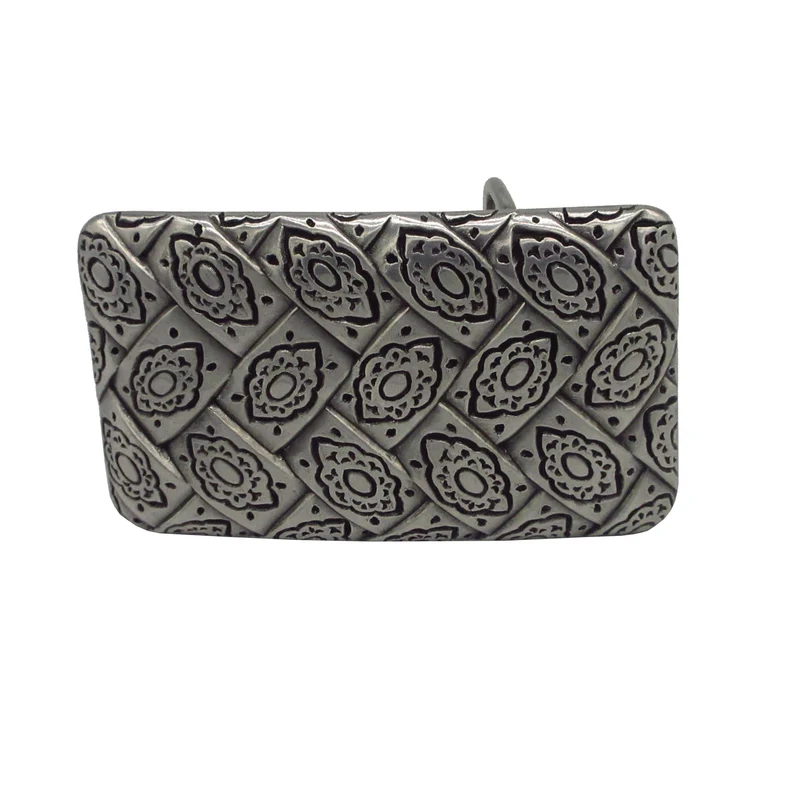 Gürtelschließe Gürtelschnalle Schnalle Buckle grau Silber für 4 cm breiten Gürtel