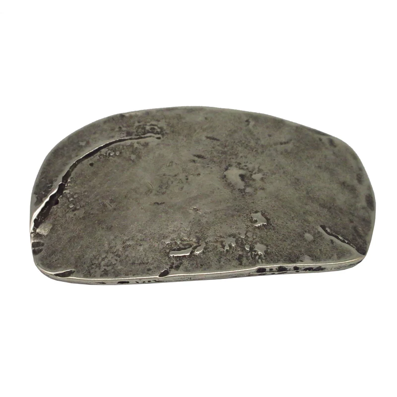 Gürtelschließe Gürtelschnalle Schnalle Buckle grau Silber für 4 cm breiten Gürtel