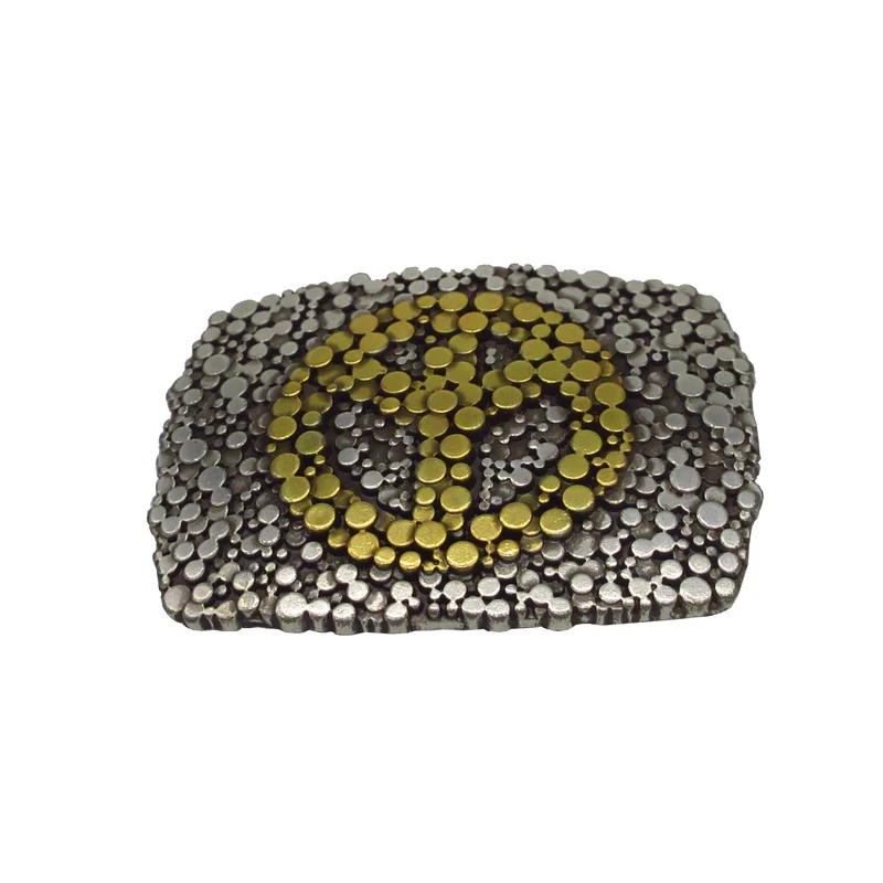 Gürtelschließe Gürtelschnalle Schnalle Buckle Gold grau Silber für 4 cm breiten Gürtel
