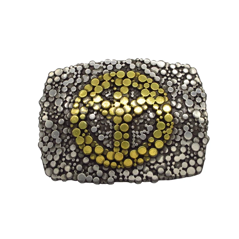 Gürtelschließe Gürtelschnalle Schnalle Buckle Gold grau Silber für 4 cm breiten Gürtel