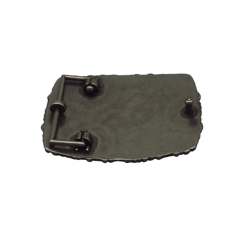 Gürtelschließe Gürtelschnalle Schnalle Buckle schwarz grau Silber für 4 cm breiten Gürtel