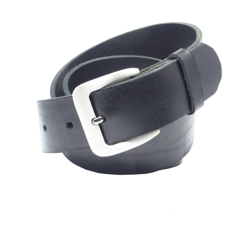 Übergröße Überlänge Ledergürtel 4 cm breit schwarz Rindsleder
