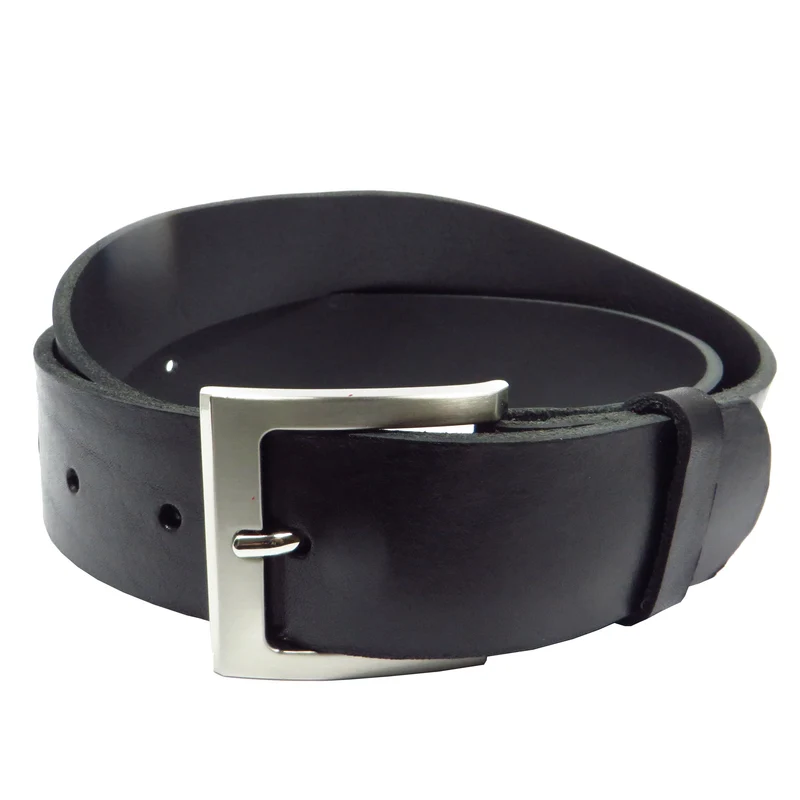 Übergröße Überlänge Ledergürtel 4 cm breit schwarz Rindsleder