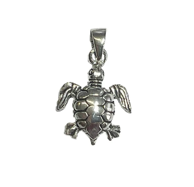 Schildkröte Turtle Anhänger Kettenanhänger 925er Sterling Silber