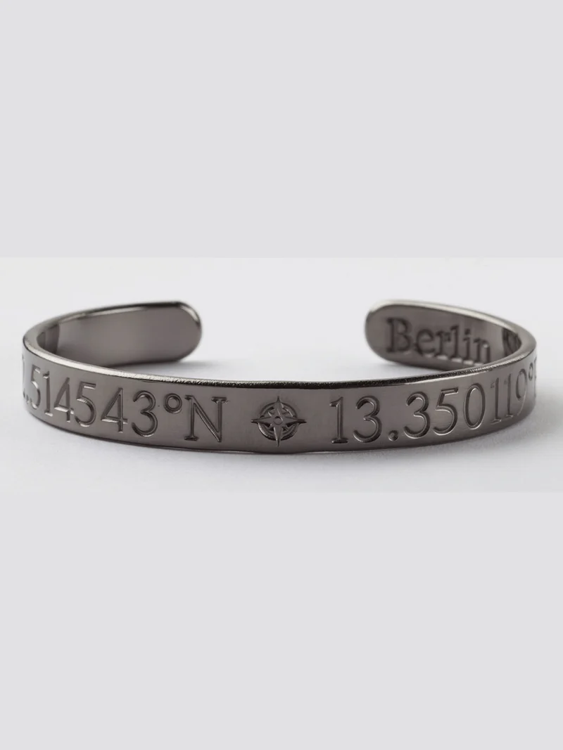 Armspange Herren Anthrazit