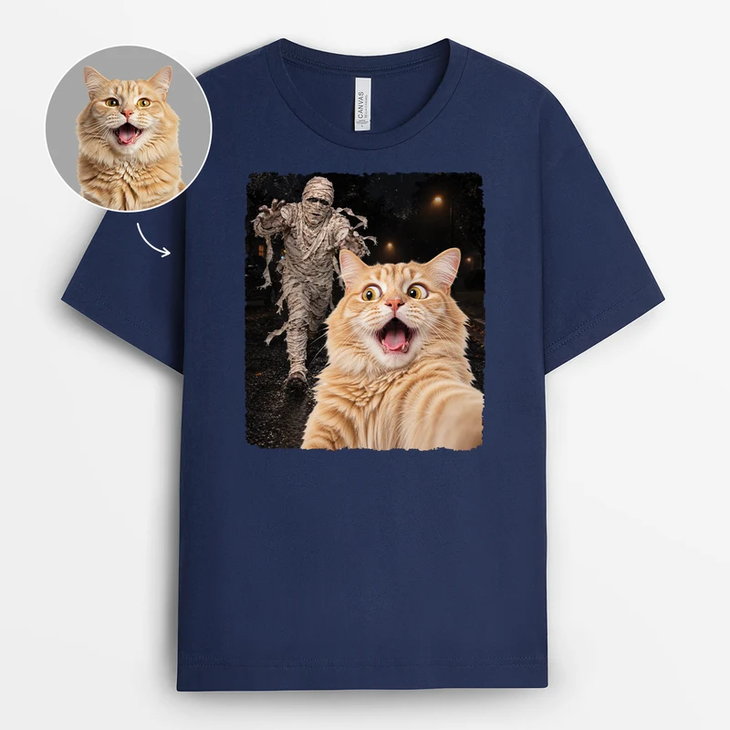 Haustier AI Bild Generator - Halloween Shirts Personalisiert