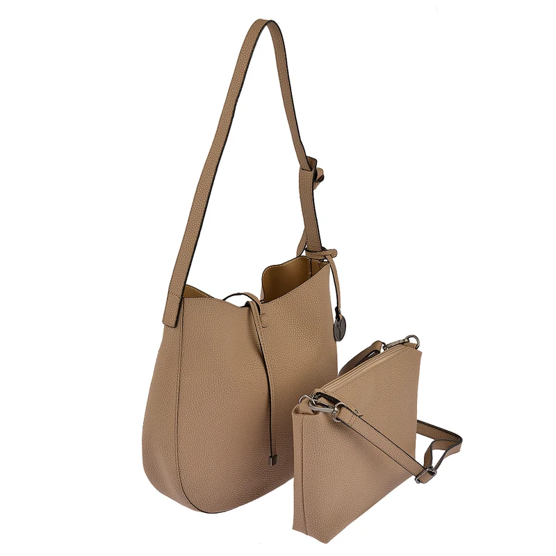 SURI FREY Beuteltasche Issy 2 in 1 in Taupe