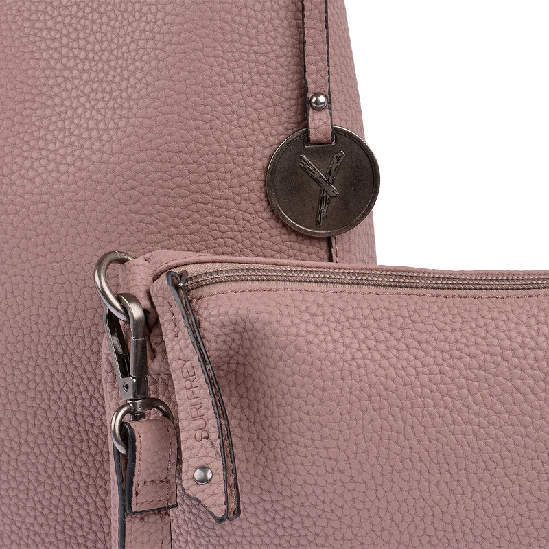 SURI FREY Beuteltasche Issy 2 in 1 in Altrosa