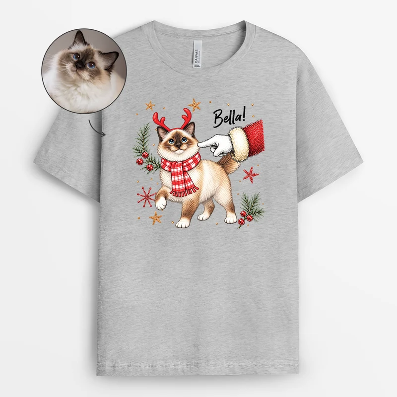 Haustier AI Bild Generator - Weihnachts T Shirt Personalisiert