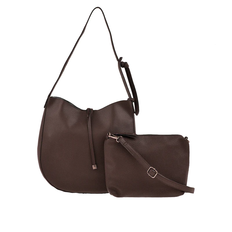 SURI FREY Beuteltasche Issy 2 in 1 in Dunkelbraun