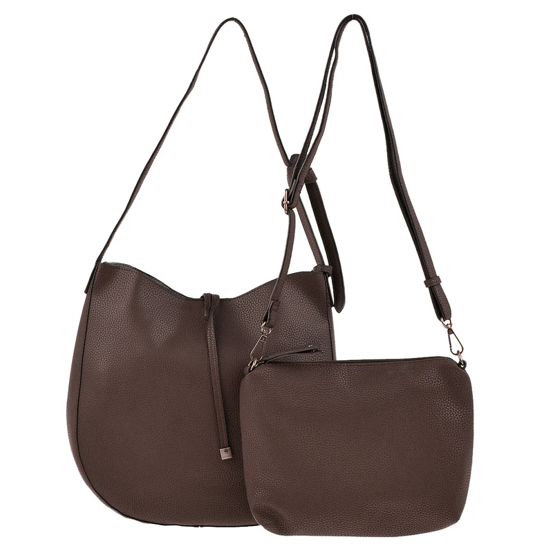 SURI FREY Beuteltasche Issy 2 in 1 in Dunkelbraun